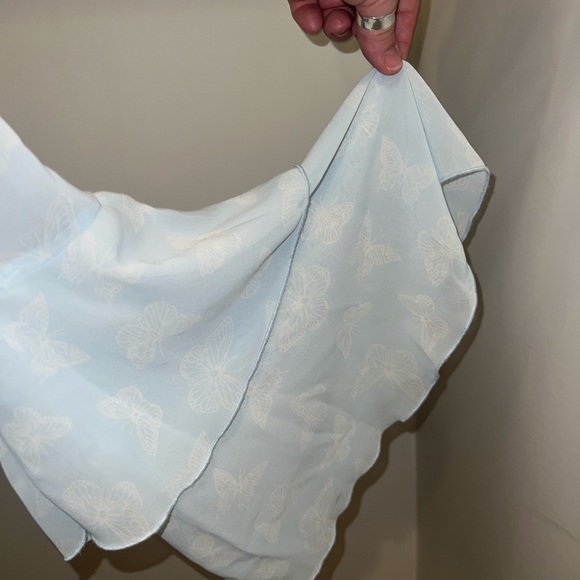 Altar'd State Sky Blue Dress with Subtle Print - Picture 4 of 5